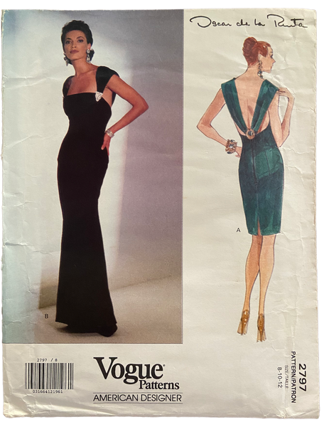 Vogue Patterns 1280 Misses Dress-Donna Karan