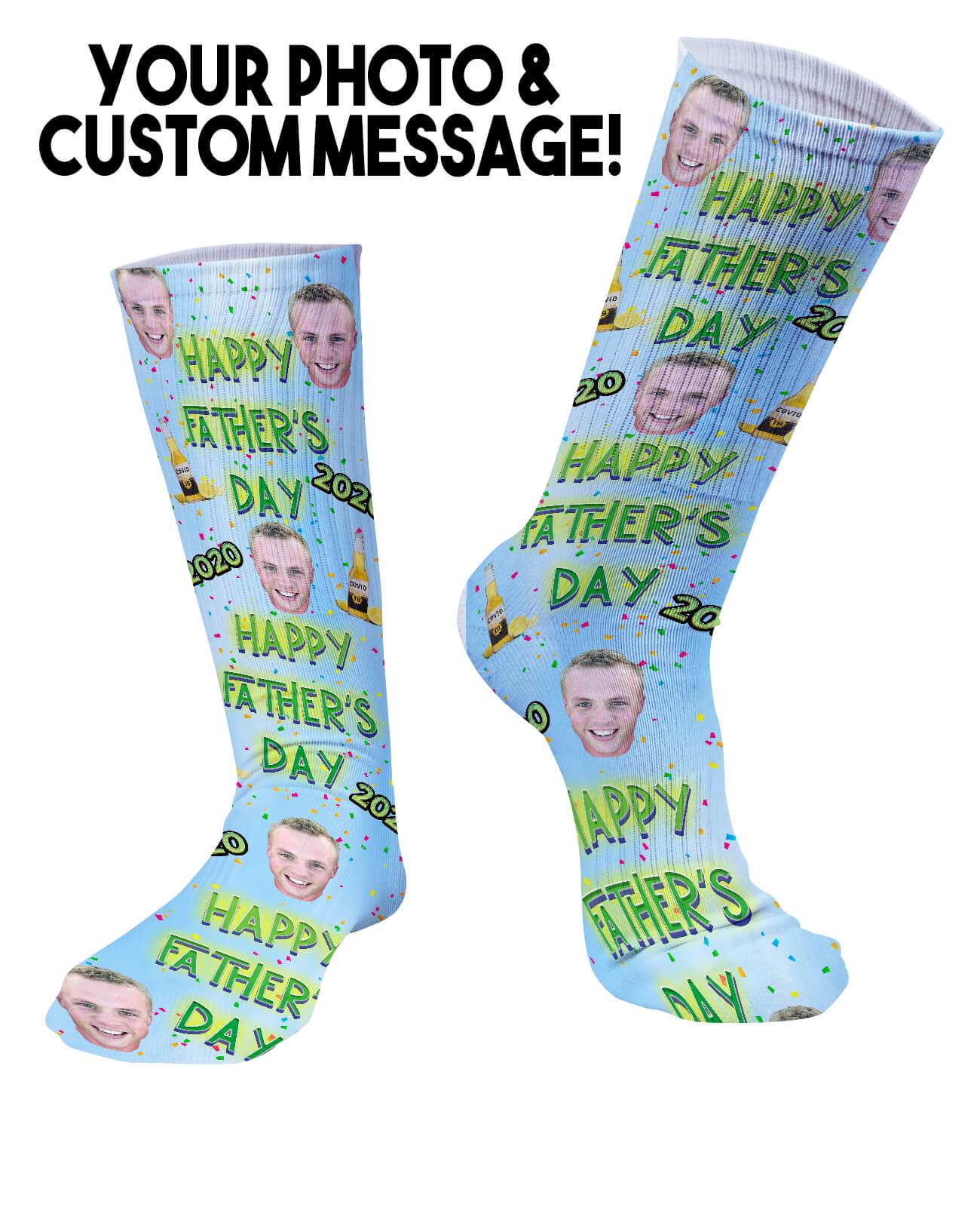 fathers day personalized socks