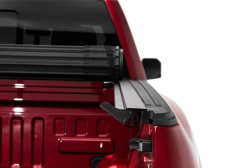 BAKFlip Revolver X4S hard roll-up tonneau cover in the open position.