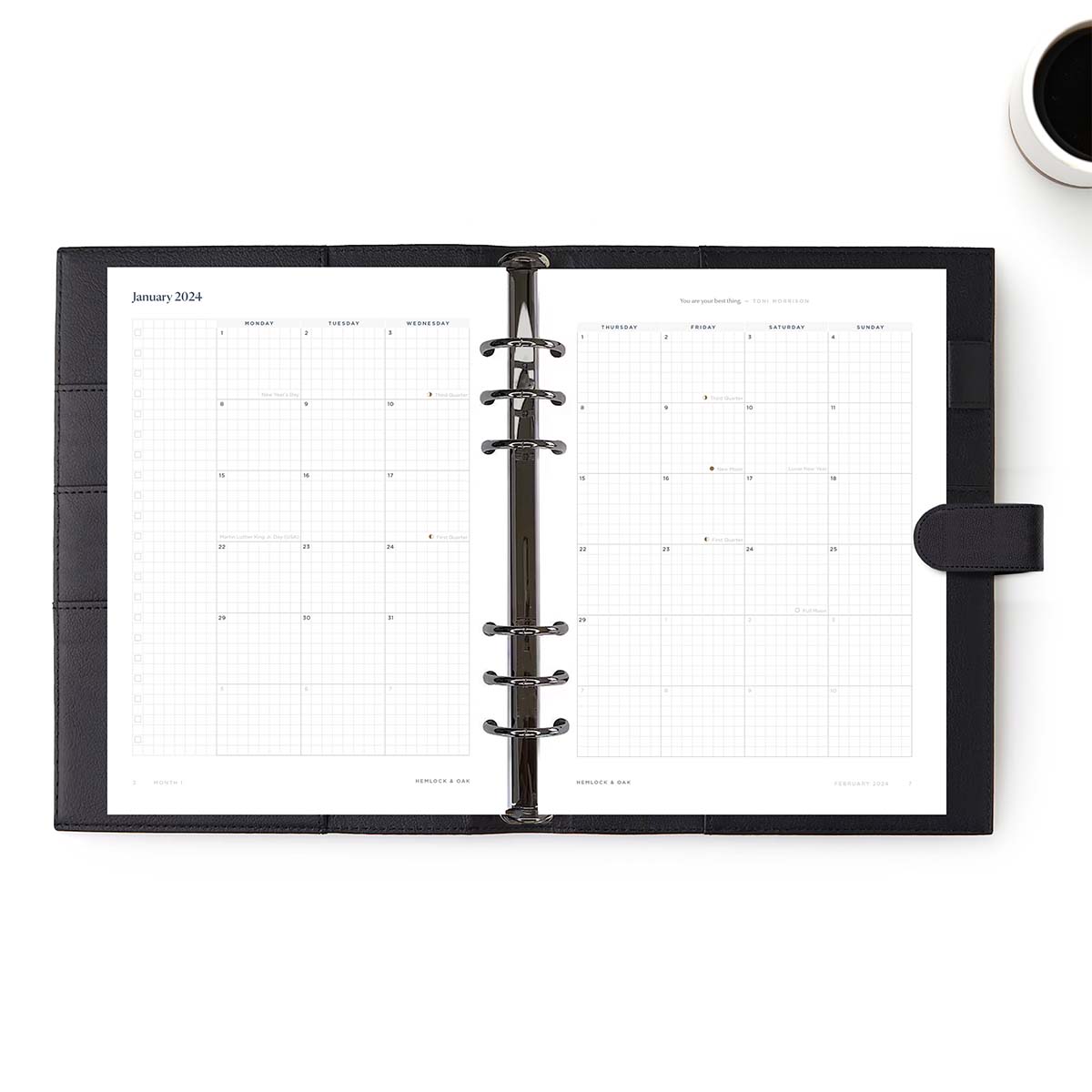 2024 Dated Planner Inserts | Monthly | Monday Start