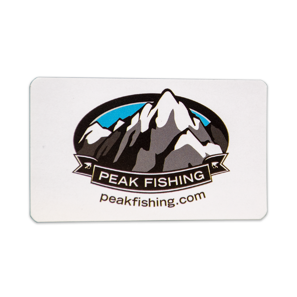 PEAK Fishing Vise Logo Sticker – PEAK Outdoors Store