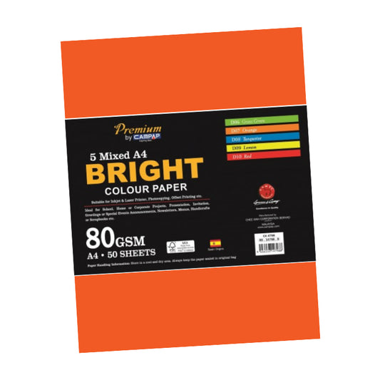 Campap Colour Paper A4 80gsm - Pack of 450 Sheets – Chandelier