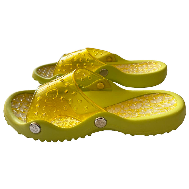 lime green jelly slides