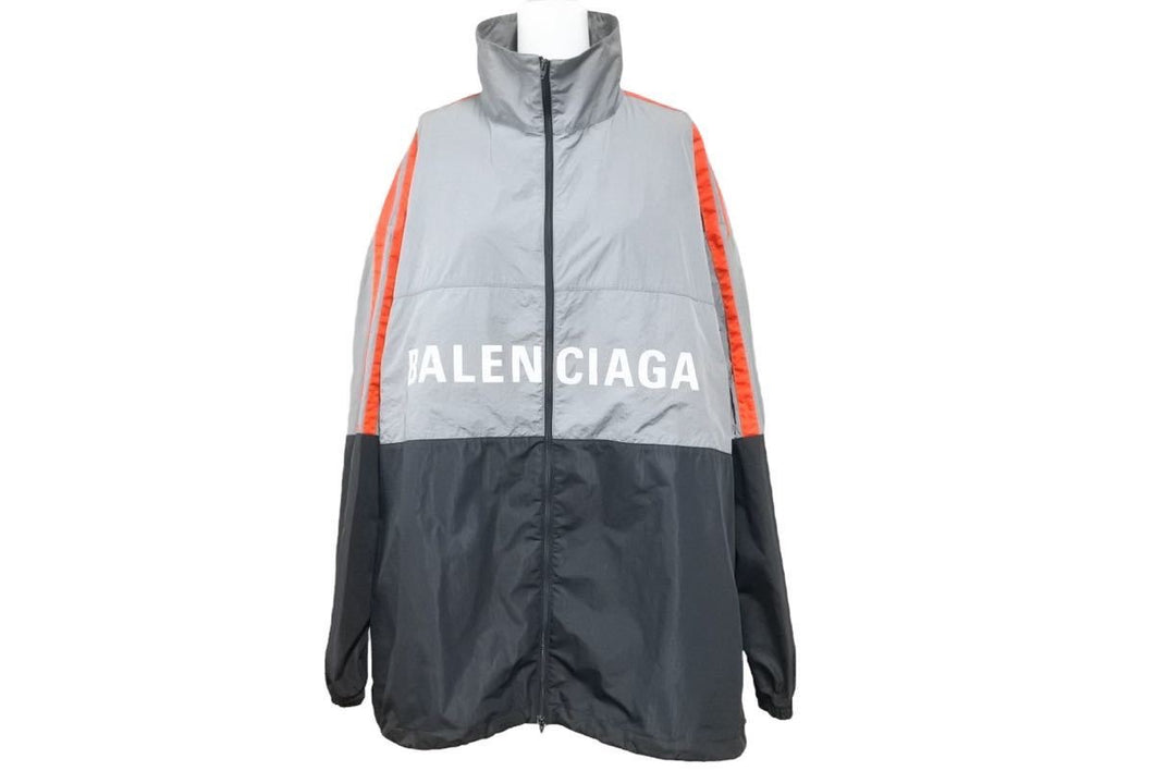 BALENCIAGA バレンシアガ ナイロン ジャケット ロゴ プリント 19ss