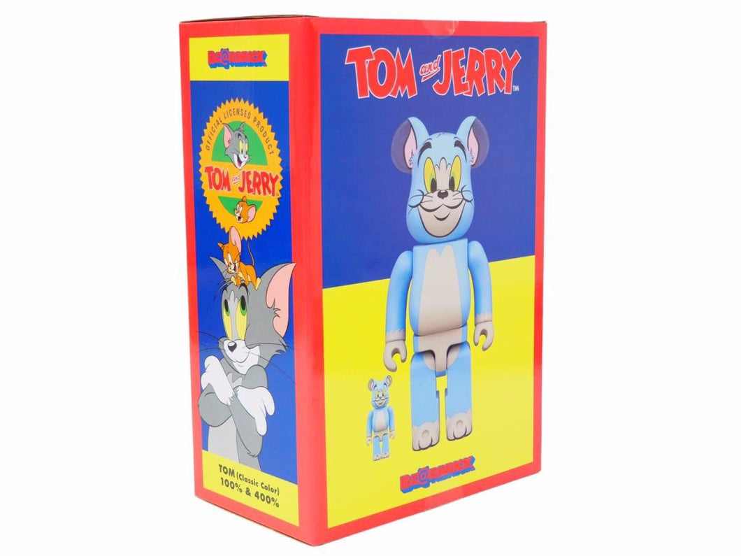 BE@RBRICK TOM Classic Color 100％ & 400% TOM AND JERRY MEDICOM TOY