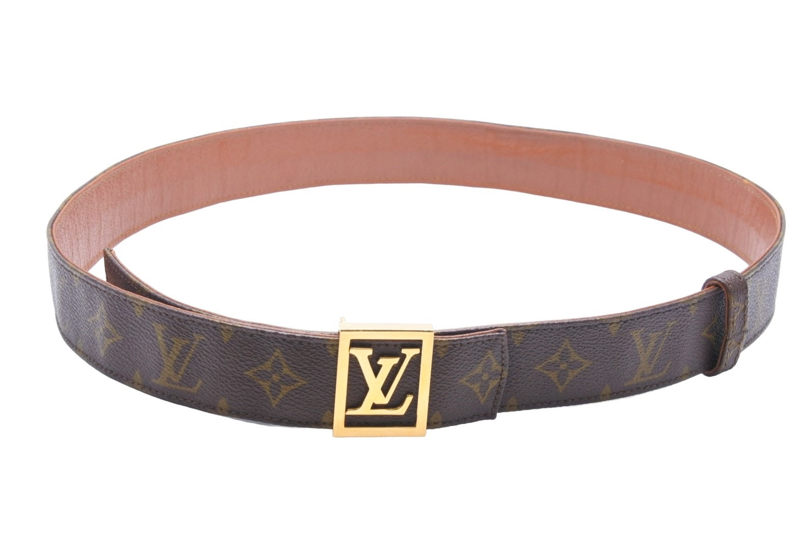 美品◎ ルイヴィトン サンチュール LV イニシャル 25MM モノグラム