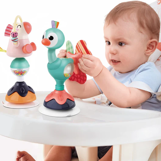 Interactive Baby Suction Rattles