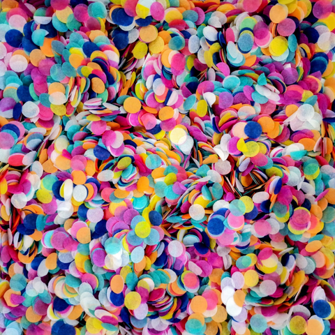 Biodegradable Confetti Bright Rainbow Confetti Mix Perfect for