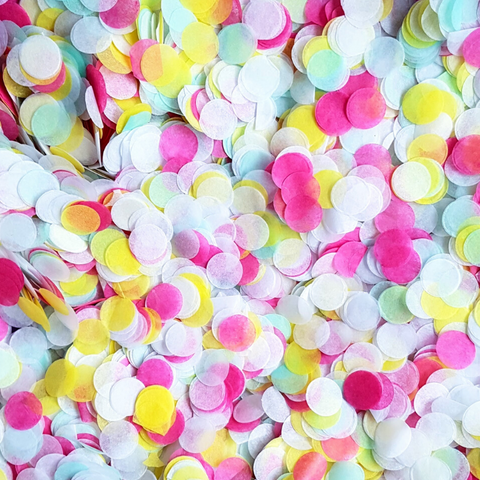 Biodegradable Confetti Rainbow Remixed Confetti Colourful Wedding Confetti  Mix Paper Confetti Circles 