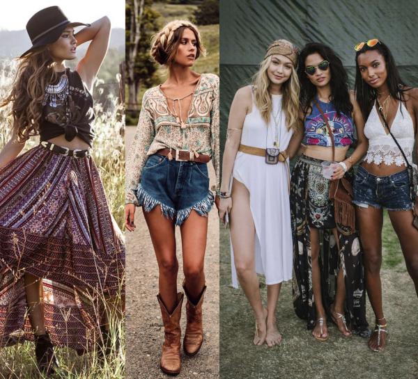 Boho style clothing