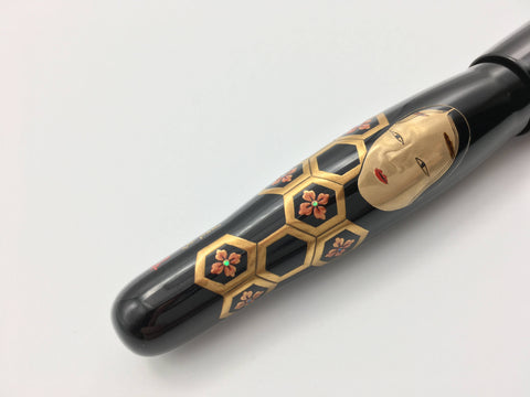 Danitrio Ko-Omote Noh-Men Maki-E on Hyotan Fountain Pen –