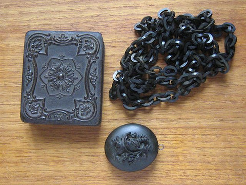 objects made of ebonite