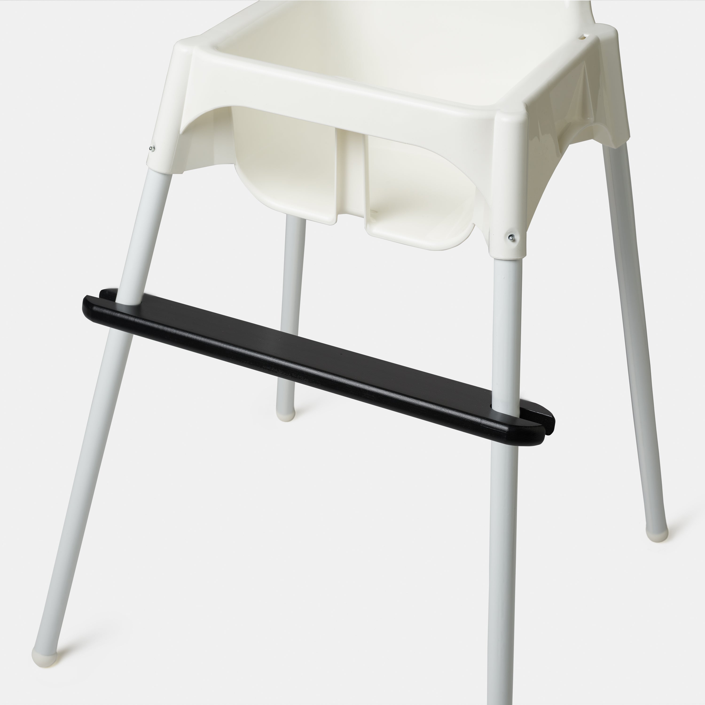 Wooden Footrest for the Ikea Antilop Highchair - Black CHAMELEON
