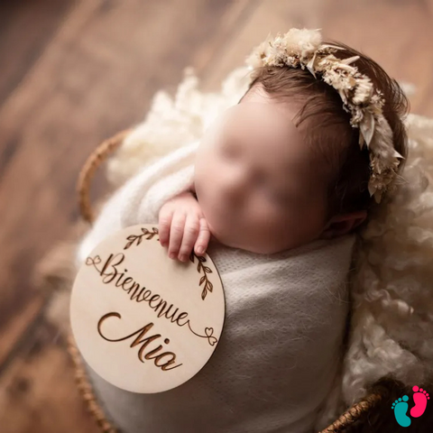 Plaque de naissance personnalisé