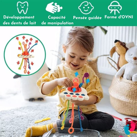 Jouet Sensoriel Bébé - Les Jeux Montessori