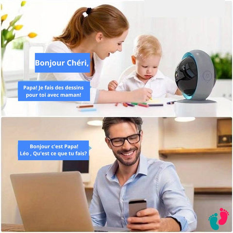 Babyphone caméra de surveillance bébé connecté smartphone - MOMY