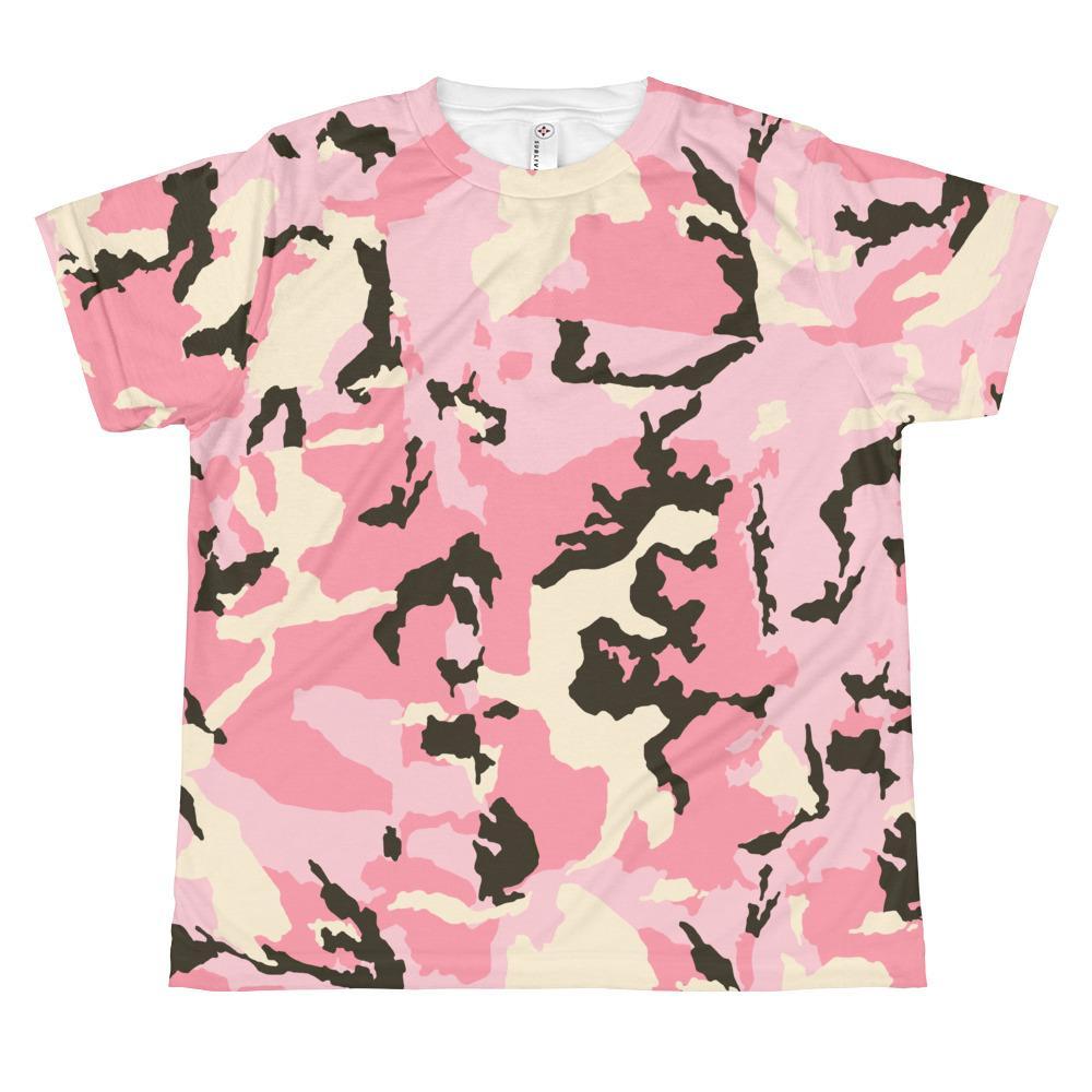 septiembre Electrónico calibre Camiseta de camuflaje rosa Allover – Alivia Simone