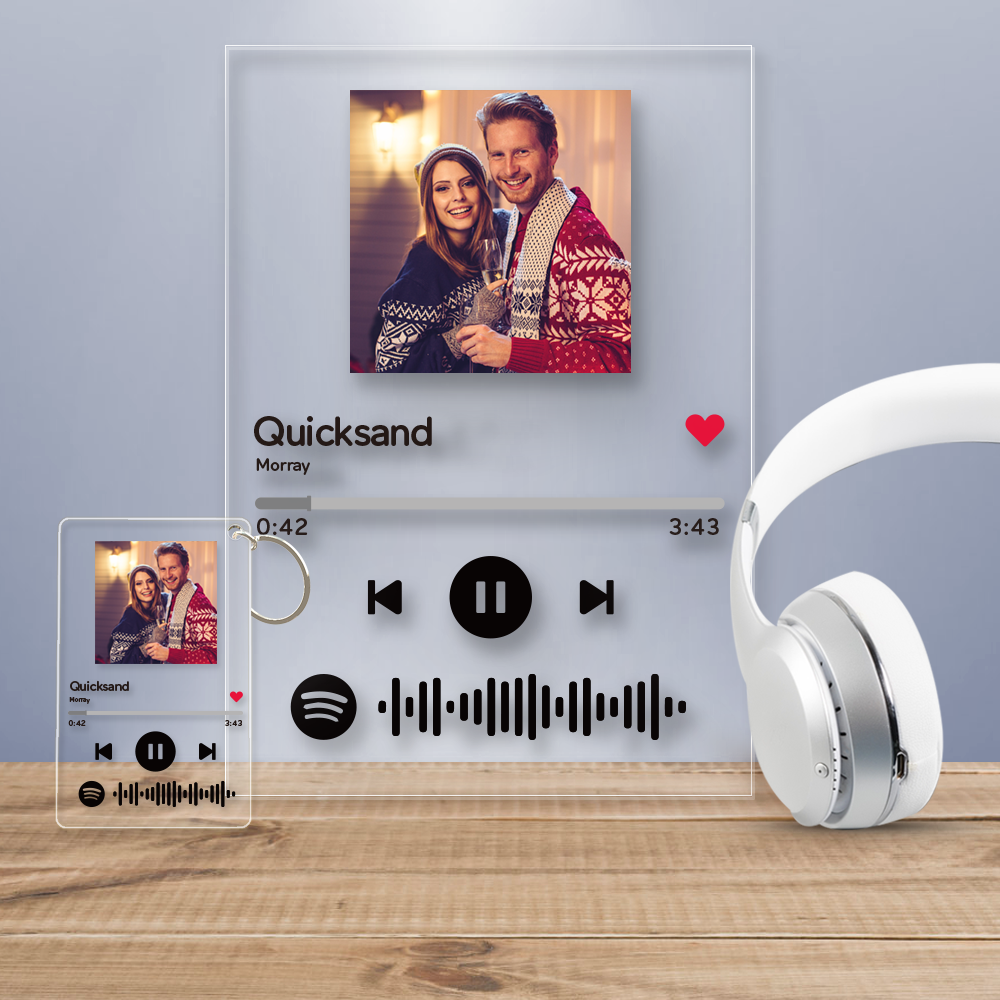 cadre de plaque de musique de code spotify cadeau de noel personnalise maplunelampefr