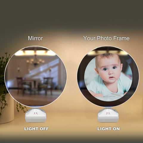 Miroir Personnalise Et Veilleuse De Cadre Photo Maplunelampefr