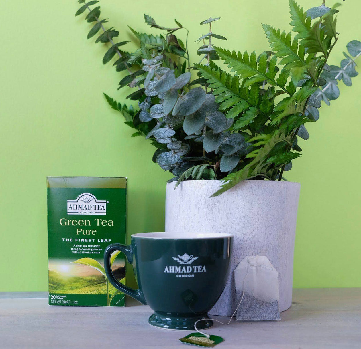 Ahmad Tea Limited Mango & Lychee Green Tea, 6Count