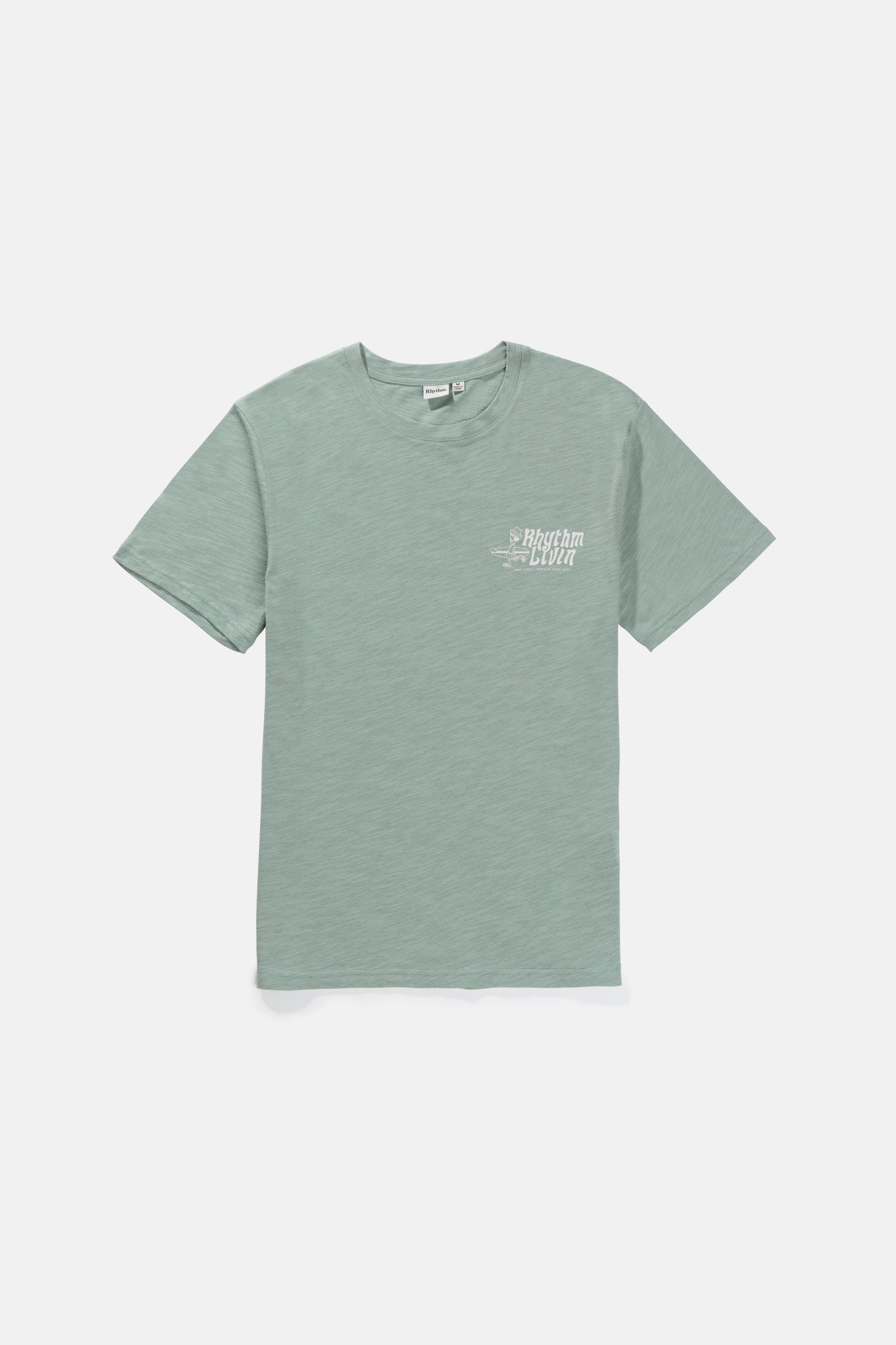 Livin Slub Ss T-Shirt Seafoam