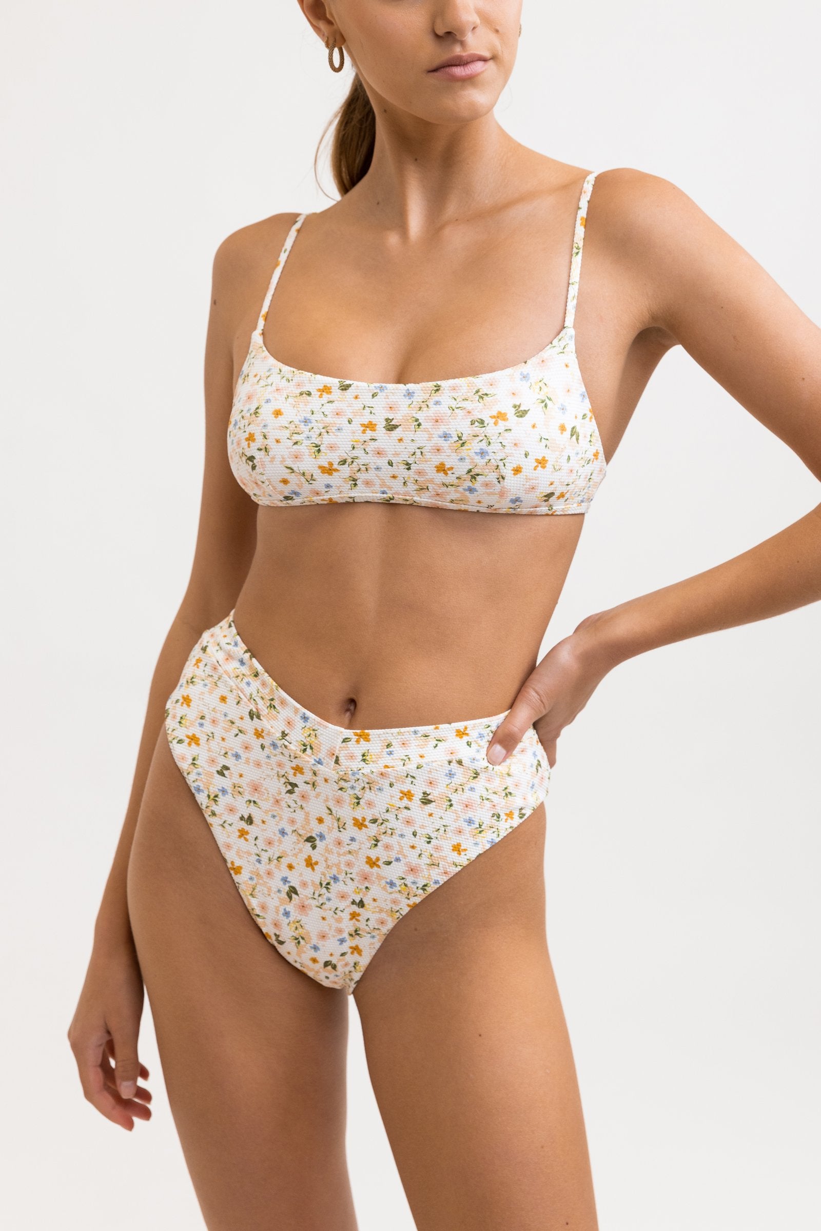 Lavinia Crop Top Peach Parfait