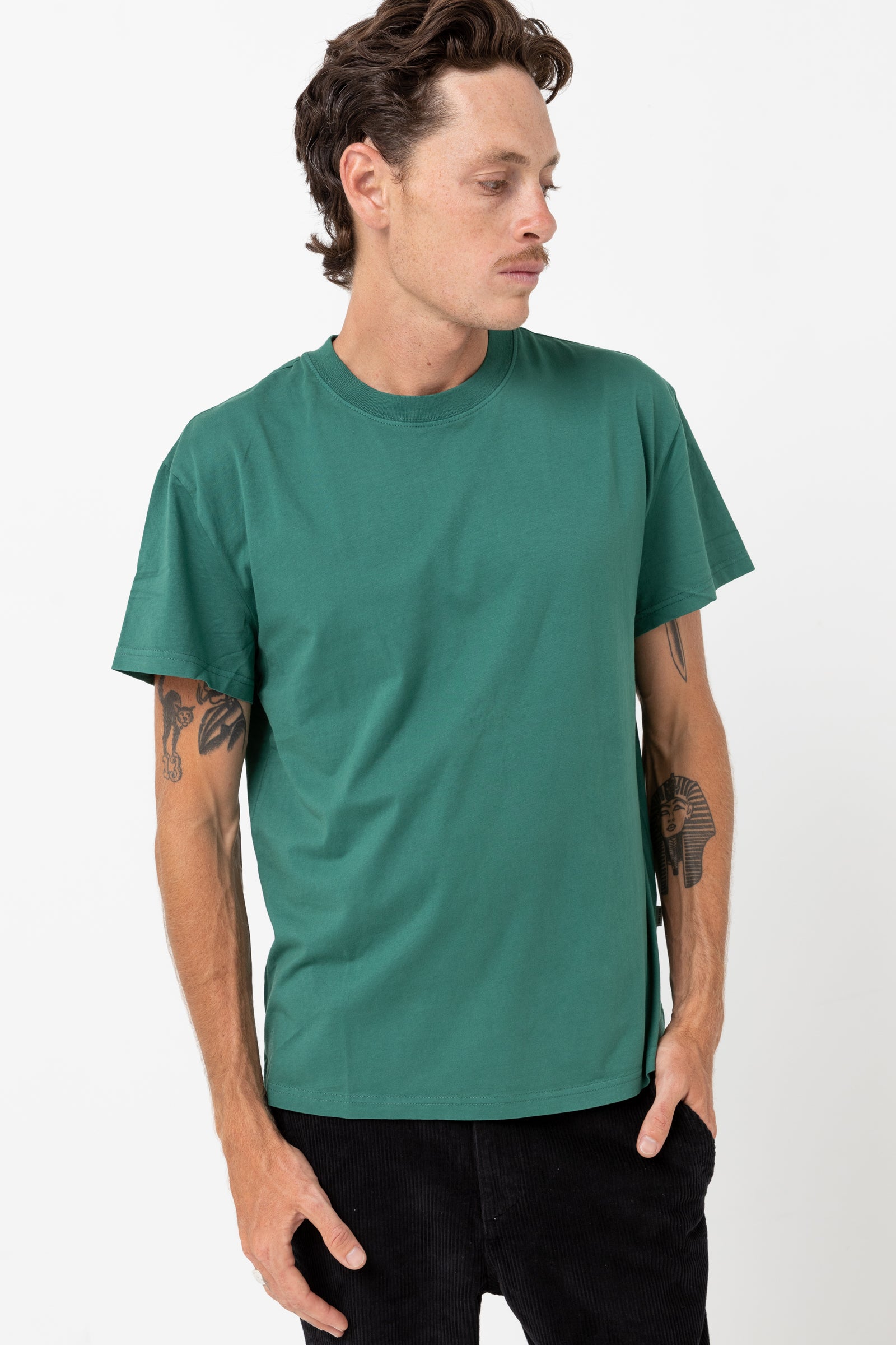 Band SS T-Shirt Vintage Green