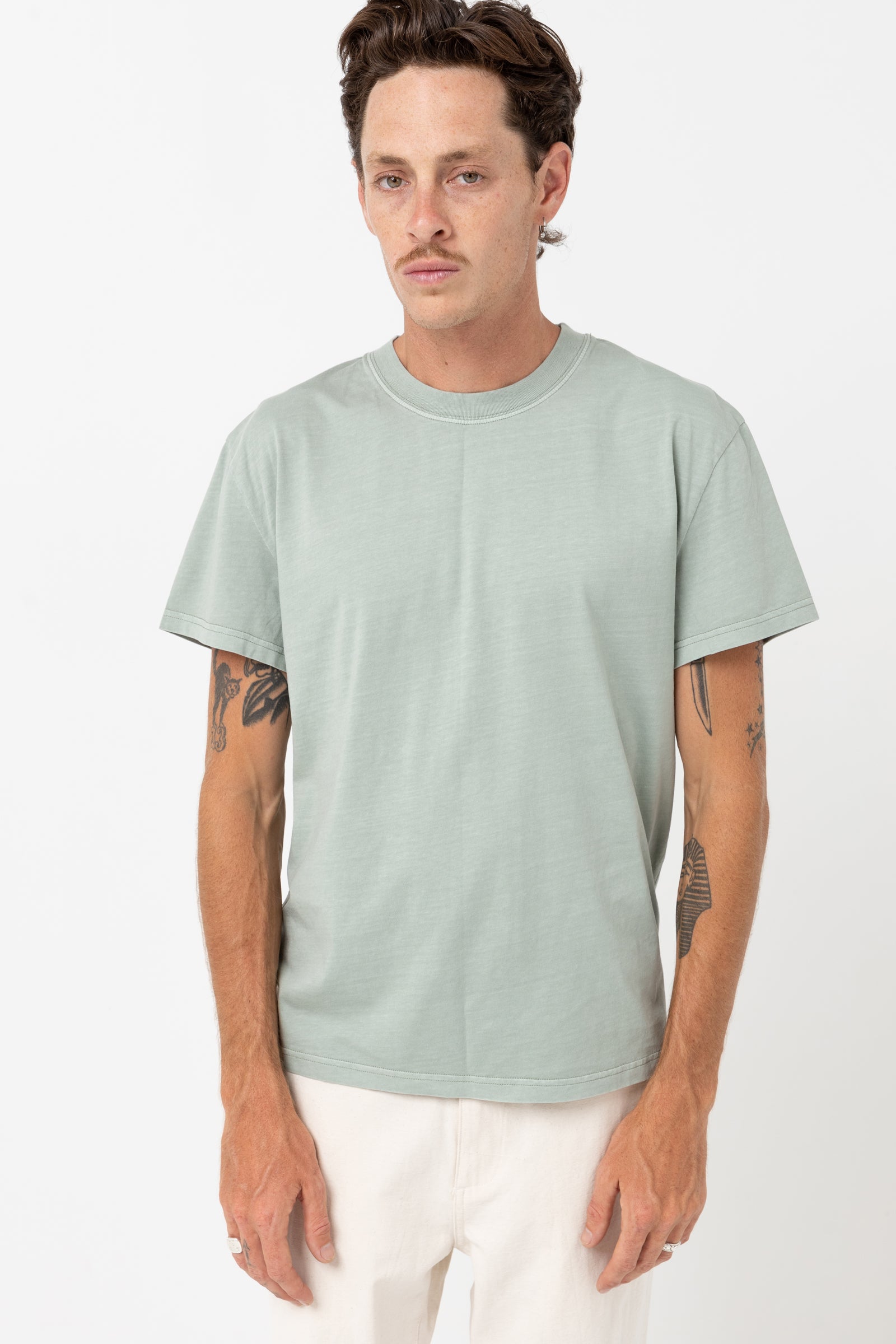 Band SS T-Shirt Seafoam