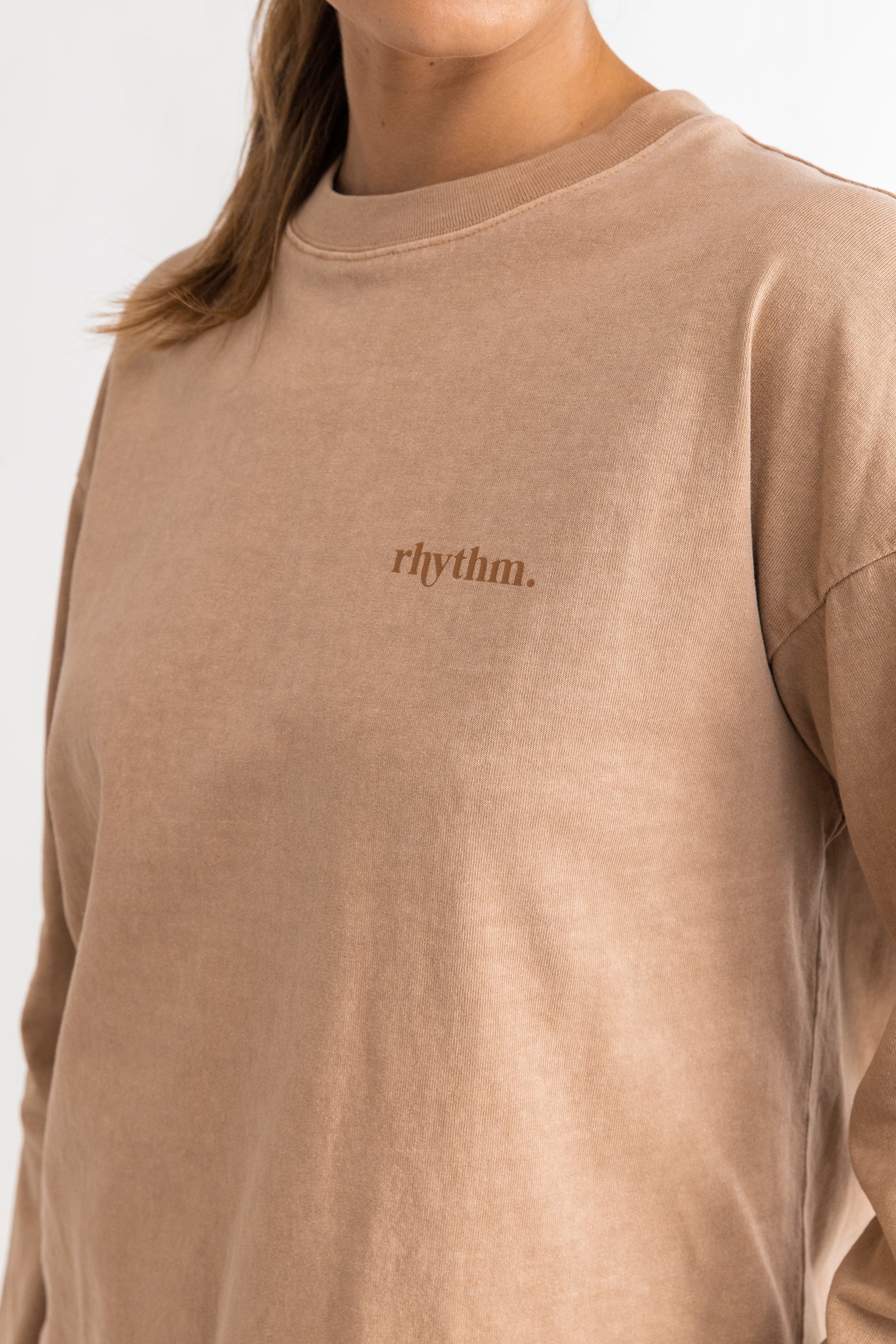 Lo Fi Sunset Long Sleeve Tee Mocha