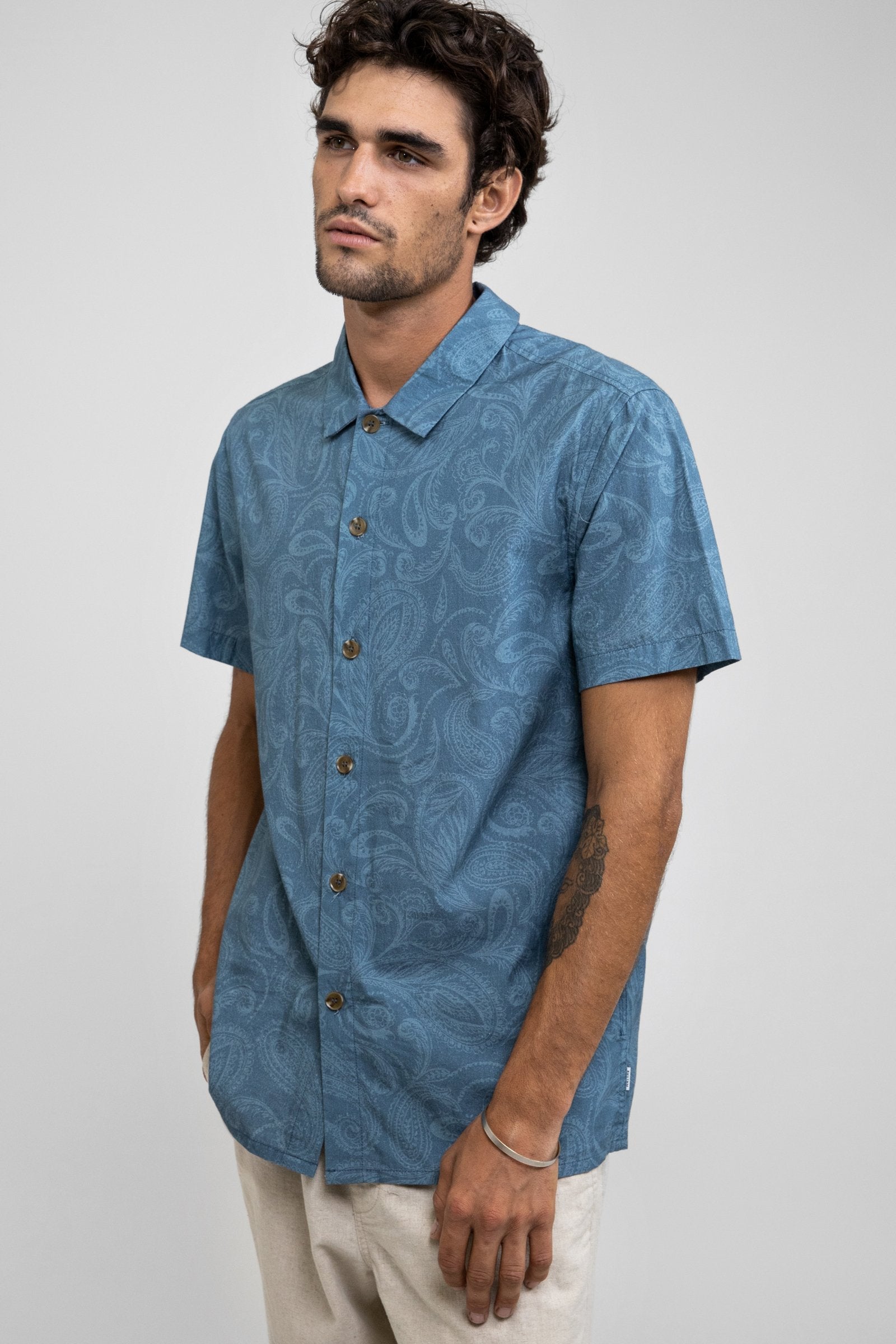 Boulevard SS Shirt Slate