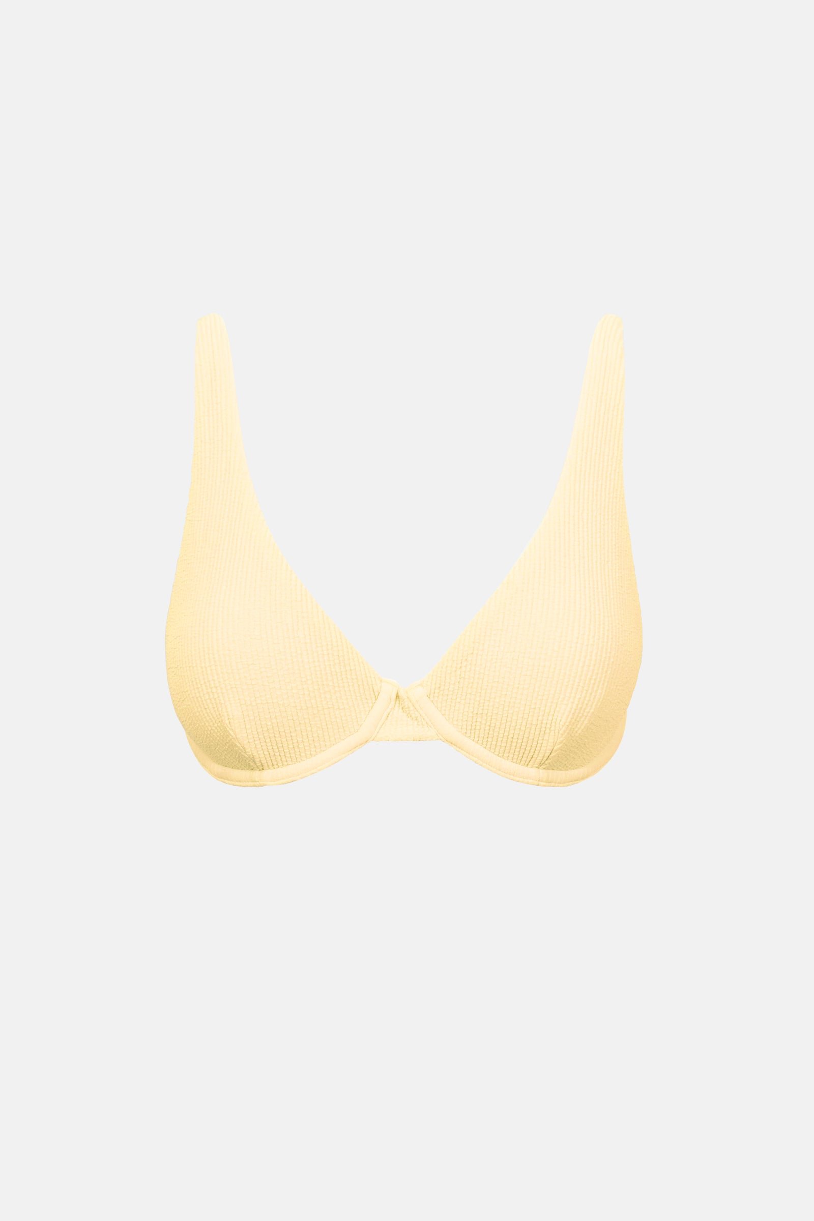 Isla Rib Underwire Top Butter Yellow