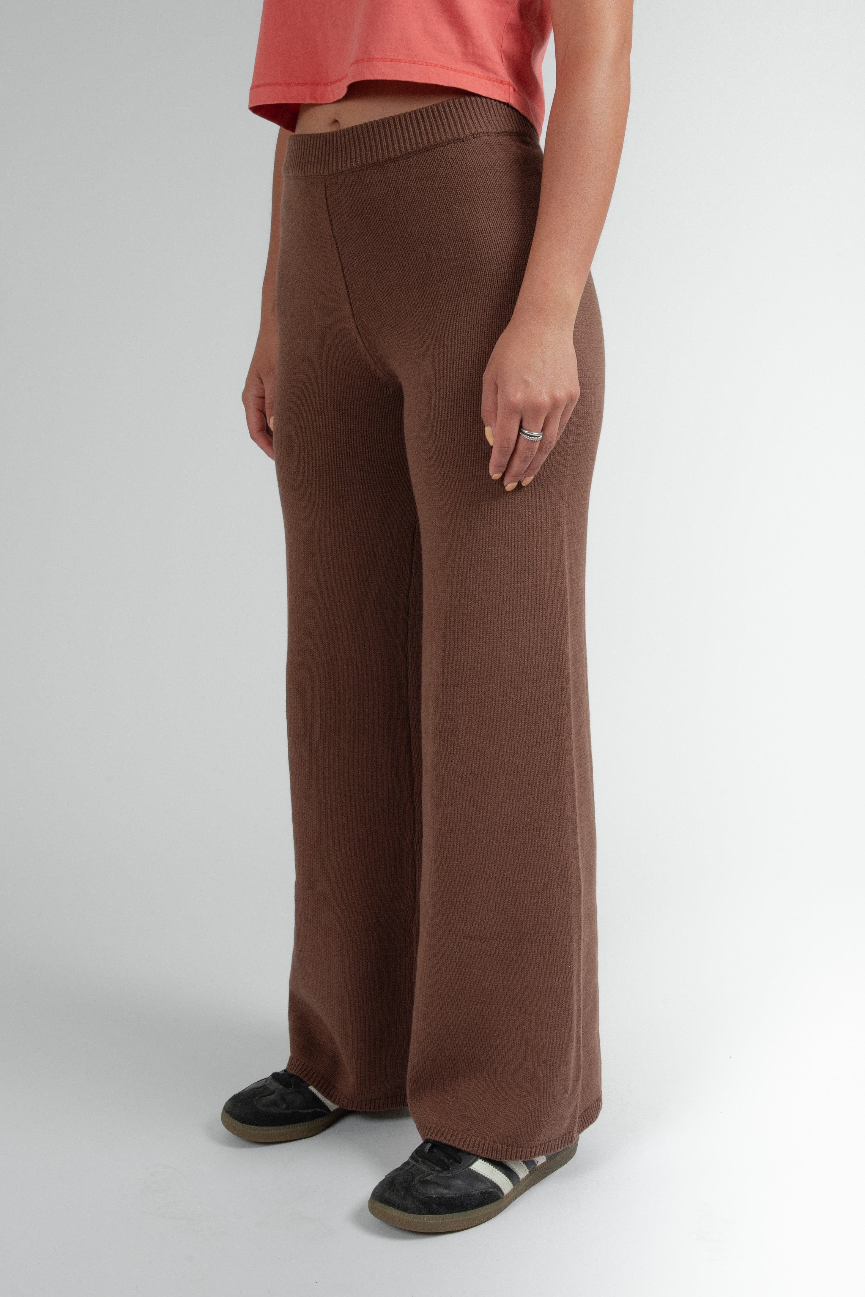 Dune Wide Leg Pant Chocolate