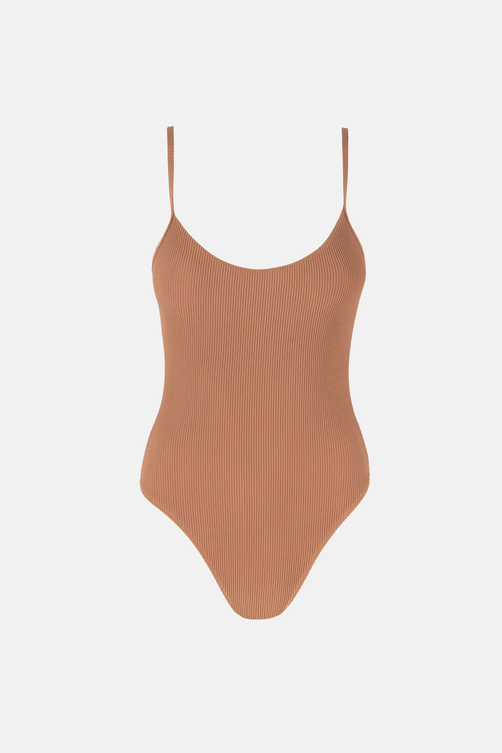 Essential Rib Minimal One Piece Coffee