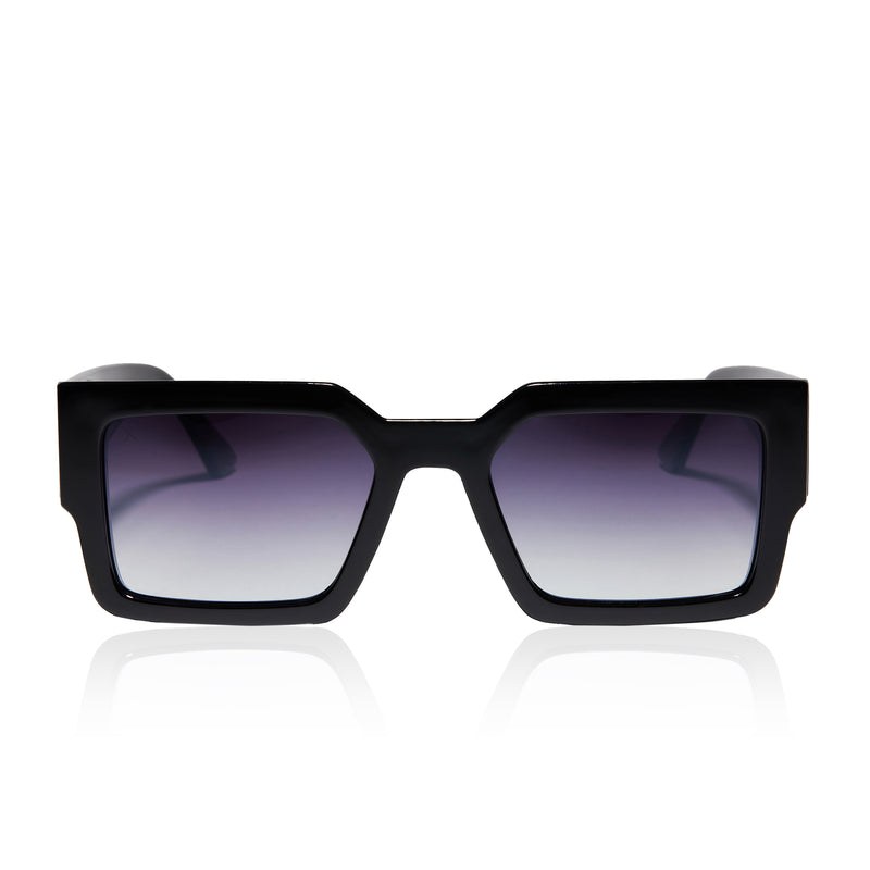 - sunset Optics Dime + – black grey gradient polarized sunglasses