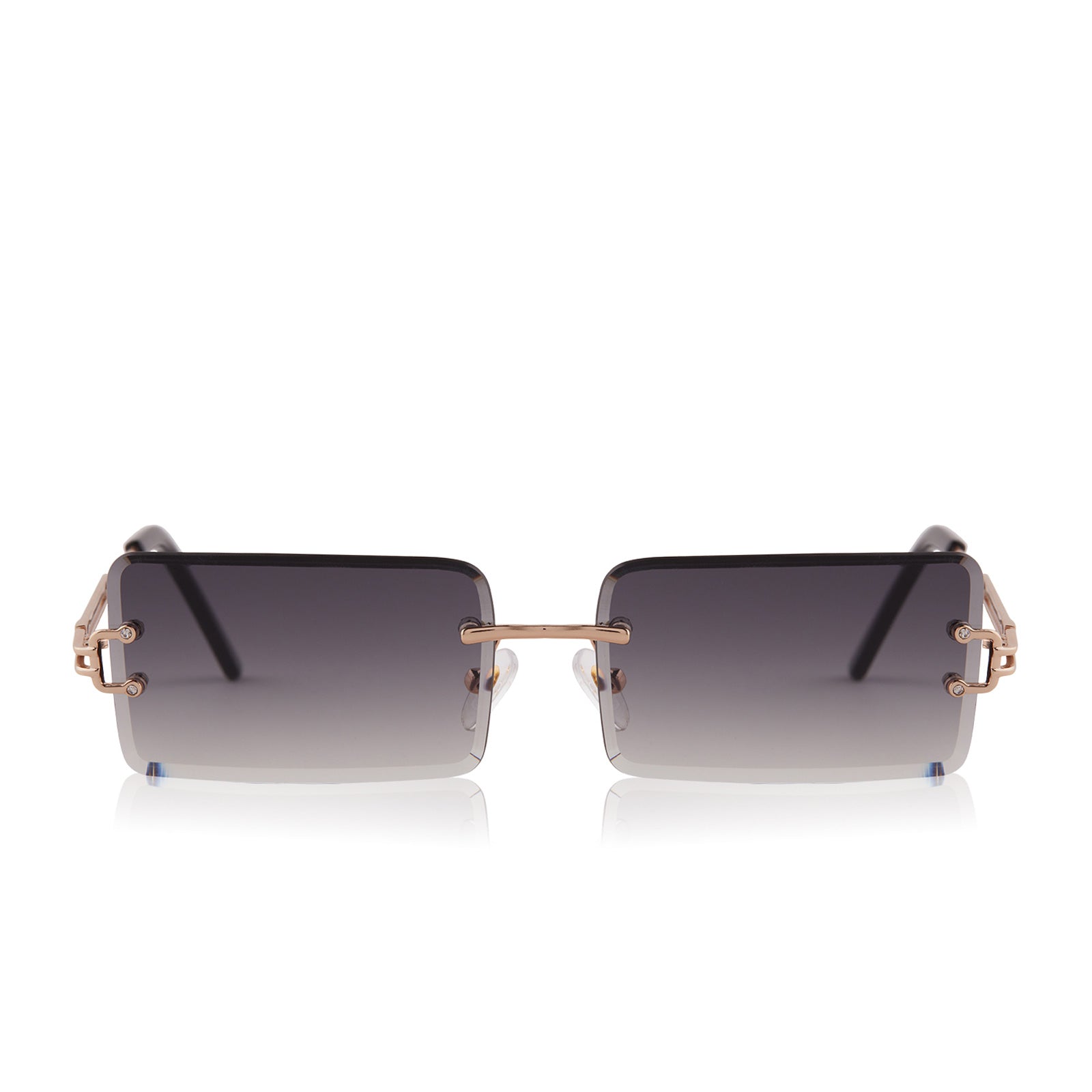 captivate - gold + grey gradient sunglasses