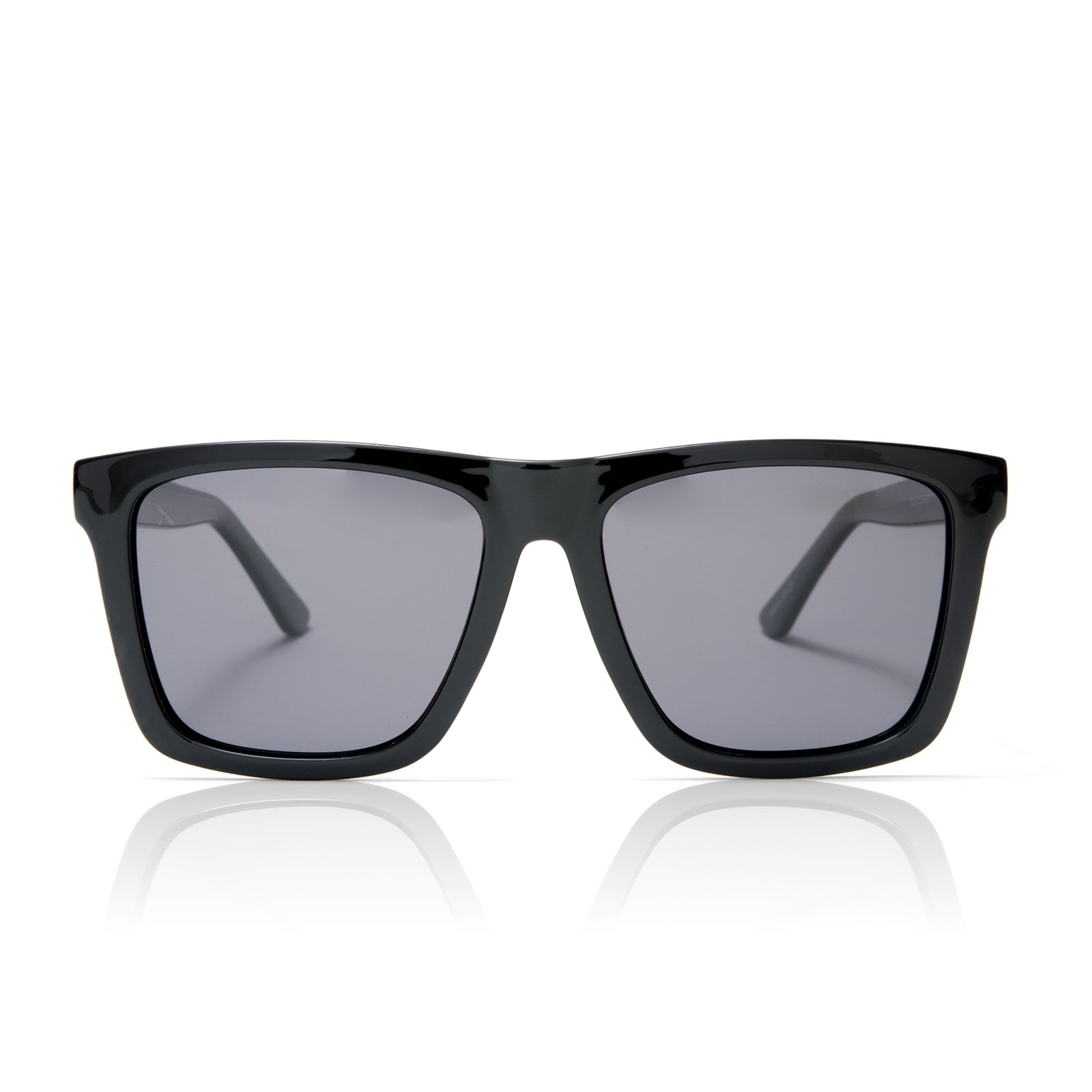 hangback - black + grey polarized sunglasses