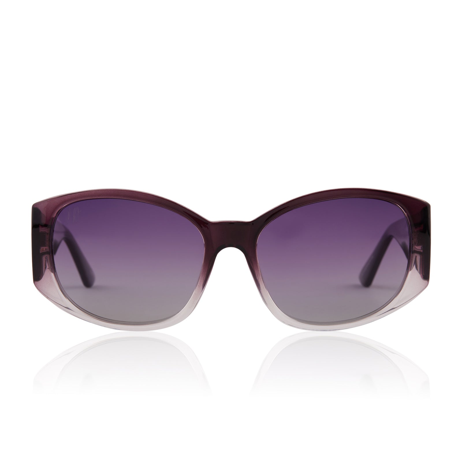 powerhouse - purple ombre + purple gradient polarized sunglasses