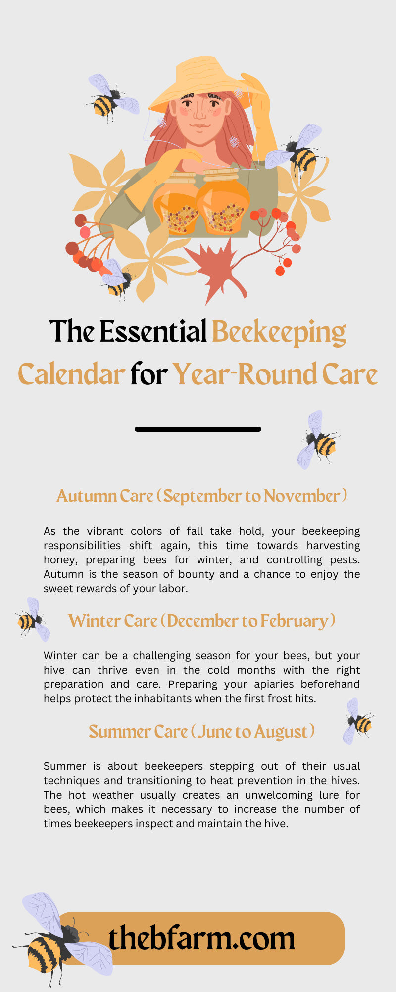 The Essential Beekeeping Calendar for Year-Round Care