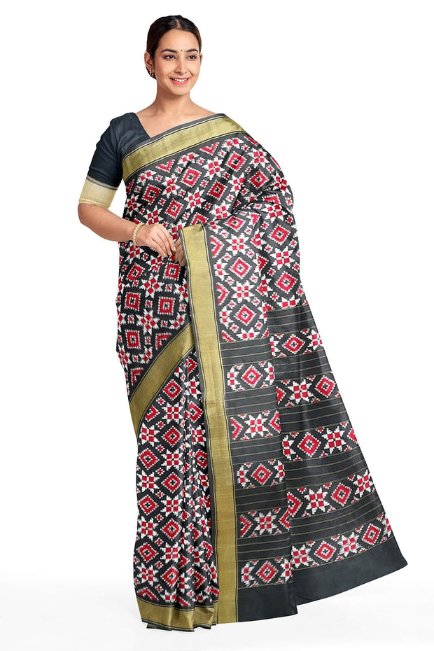 Buy Navy Blue Sarees for Women by Indie Picks Online | Ajio.com