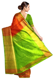 Handloom Uppada pure silk saree with a big border
