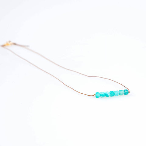 Amazonite Bar Necklace