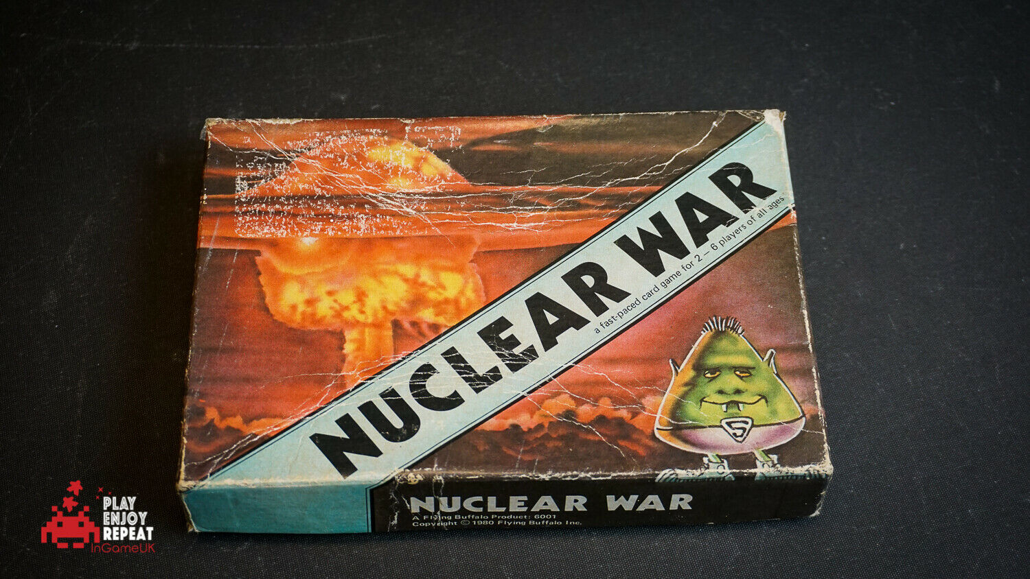 Nuclear War satirical war game for 2-6 players aged 10 up from Flying Buffalo