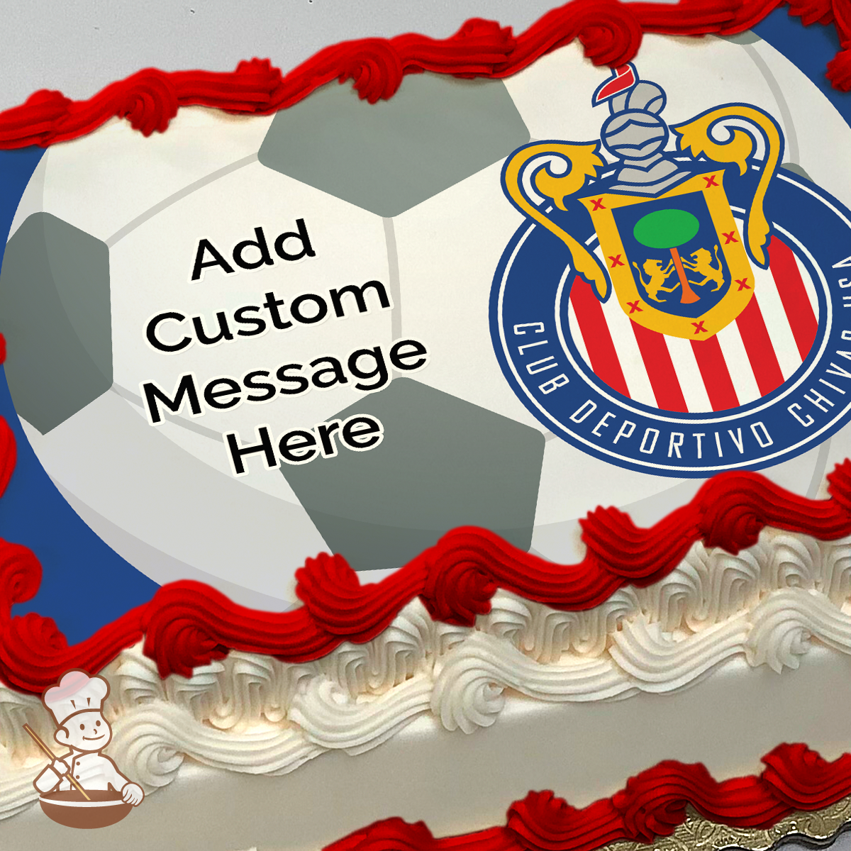 Chivas USA MLS Photo Cake | Freedom Bakery