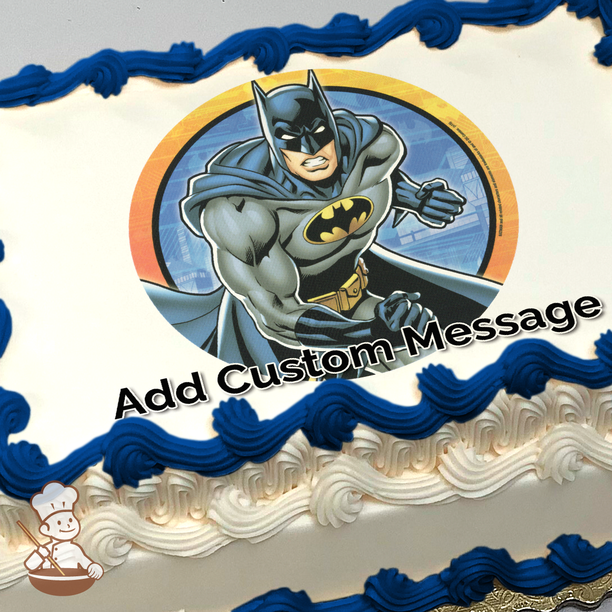 Batman KAA BOOM Photo Cake | Freedom Bakery