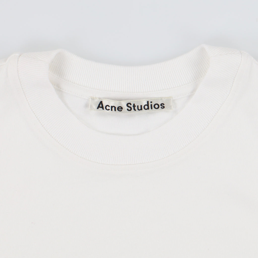 Acne Studios White Contrast Tape Logo Dress – Balewink