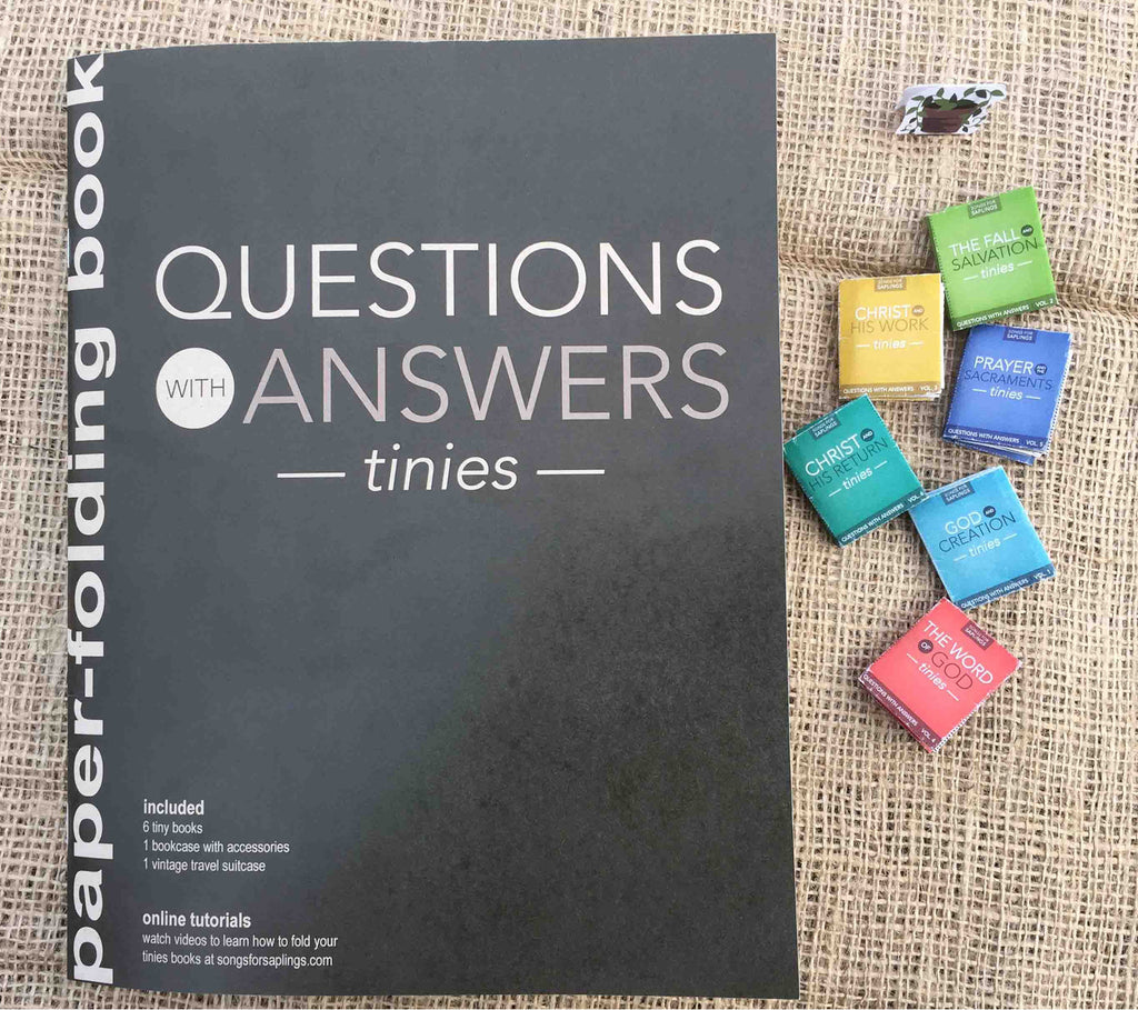 Songs for Saplings - Questions with Answers Tinies Paper Folding Book