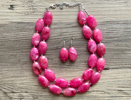 KURTCB Y2K Heart Chain Necklace Hot Pink Dragonfly India | Ubuy