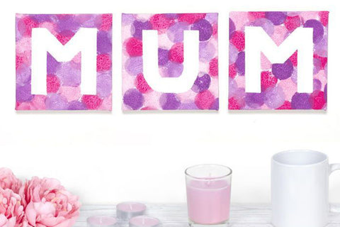 mum canvas print