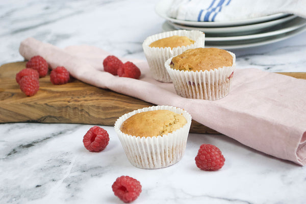 raspberry surprise muffins
