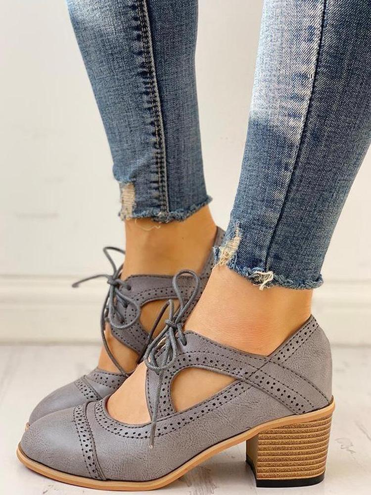 mary jane lace up heels